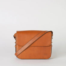 Gina Classic Leather Bag cognac