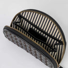 Laura Coin Purse Woven Leather black