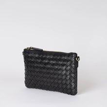 Lexi Woven Leather Bag black