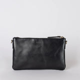 Lexi Woven Leather Bag black