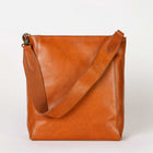 Sofia Stromboli Leather Bag cognac