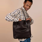 Georgia Soft Grain Leather Bag black