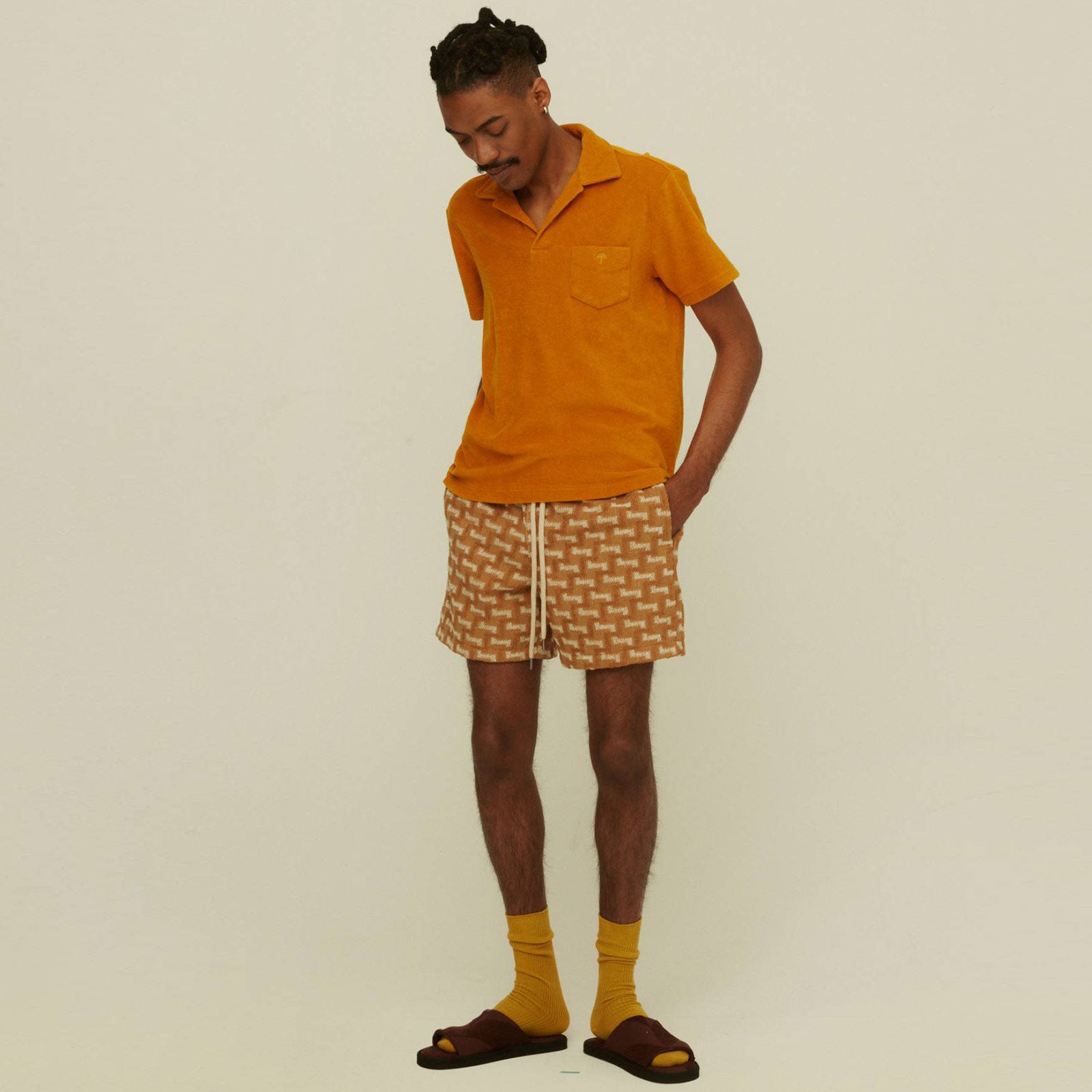 Polo Terry Shirt mustard