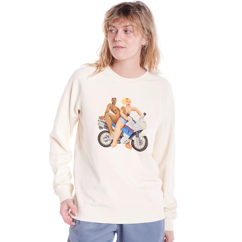 Free Wheels Sweatshirt ecru