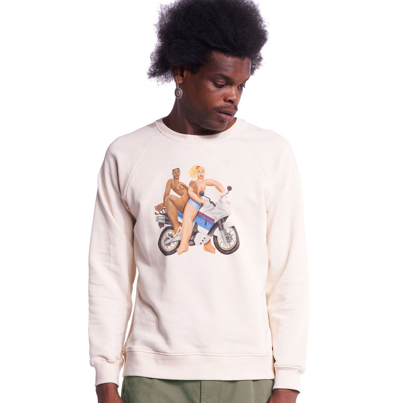 Free Wheels Sweatshirt ecru