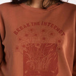 Internet Girl Sweatshirt peche