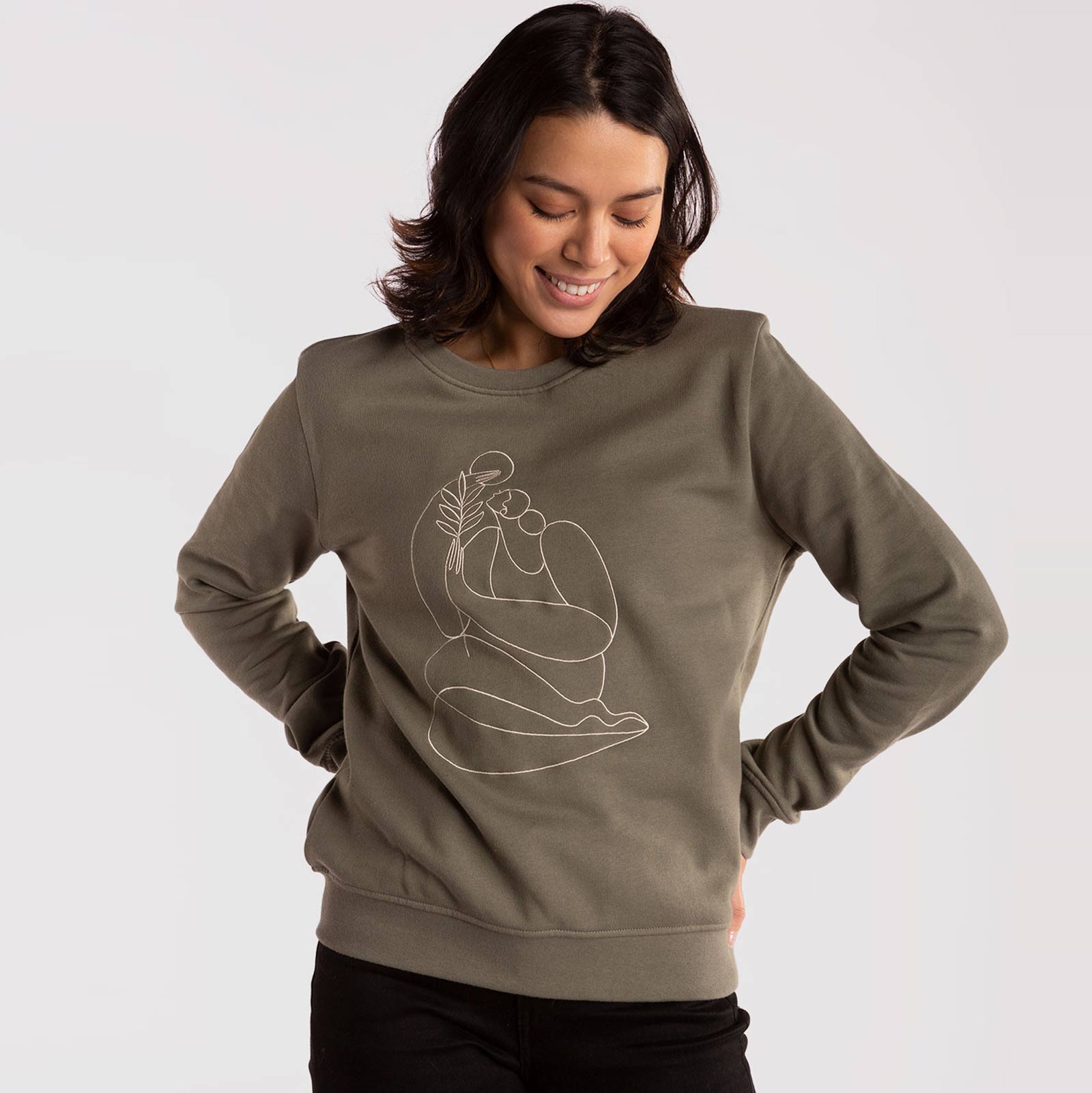 Moon Girl Sweatshirt vert