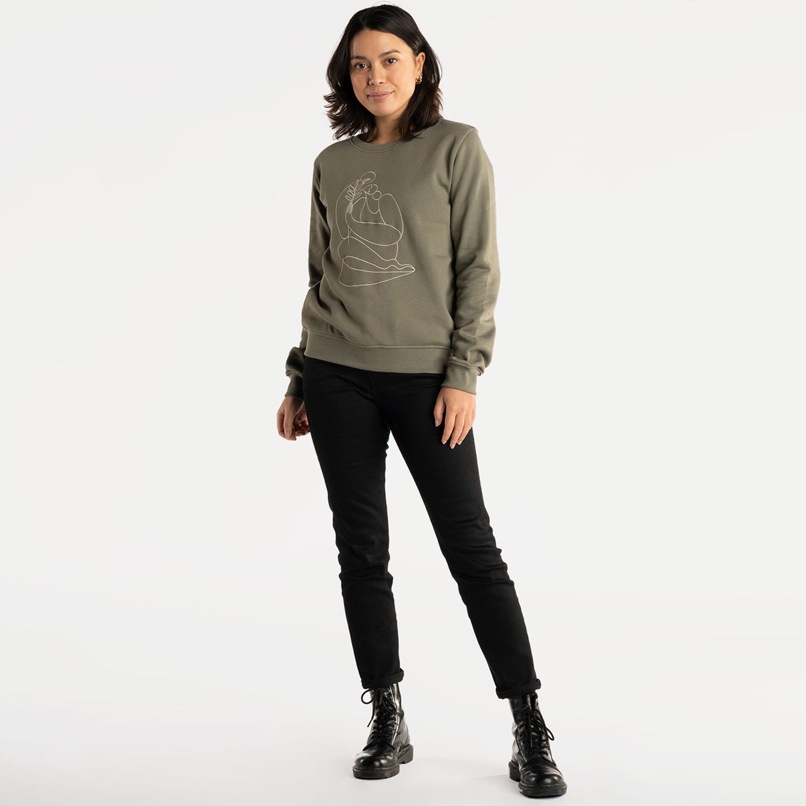 Moon Girl Sweatshirt vert