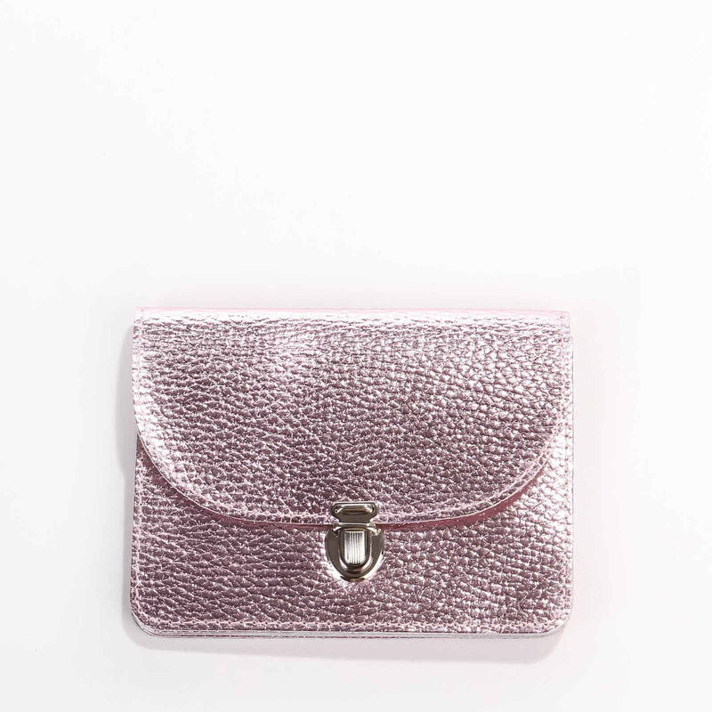 Borsa L Wallet rosé metallic