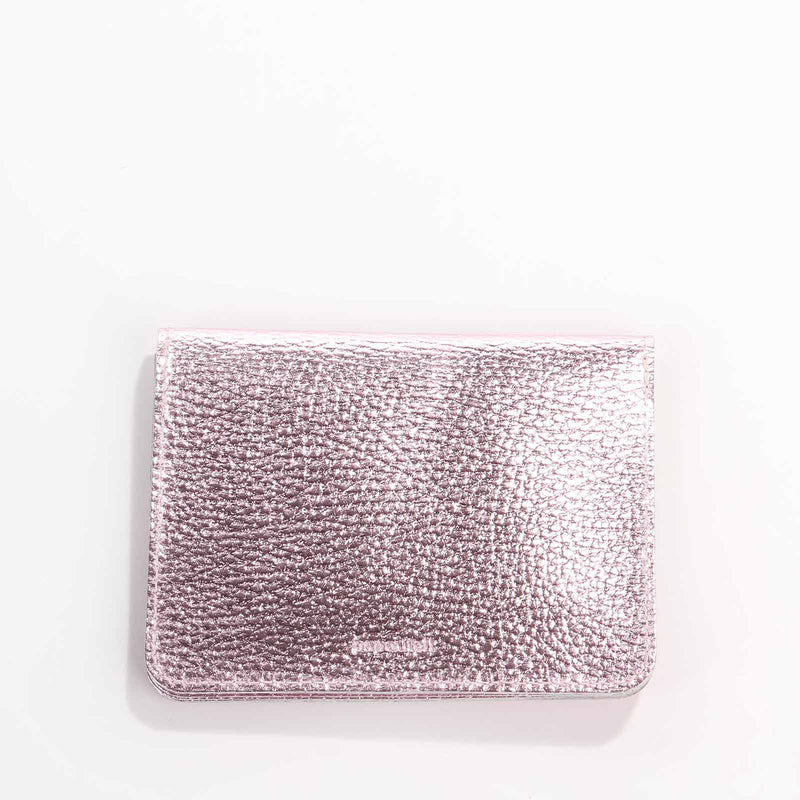 Borsa L Wallet rosé metallic