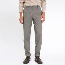 Arthur 489 Trousers brown mini herringbone