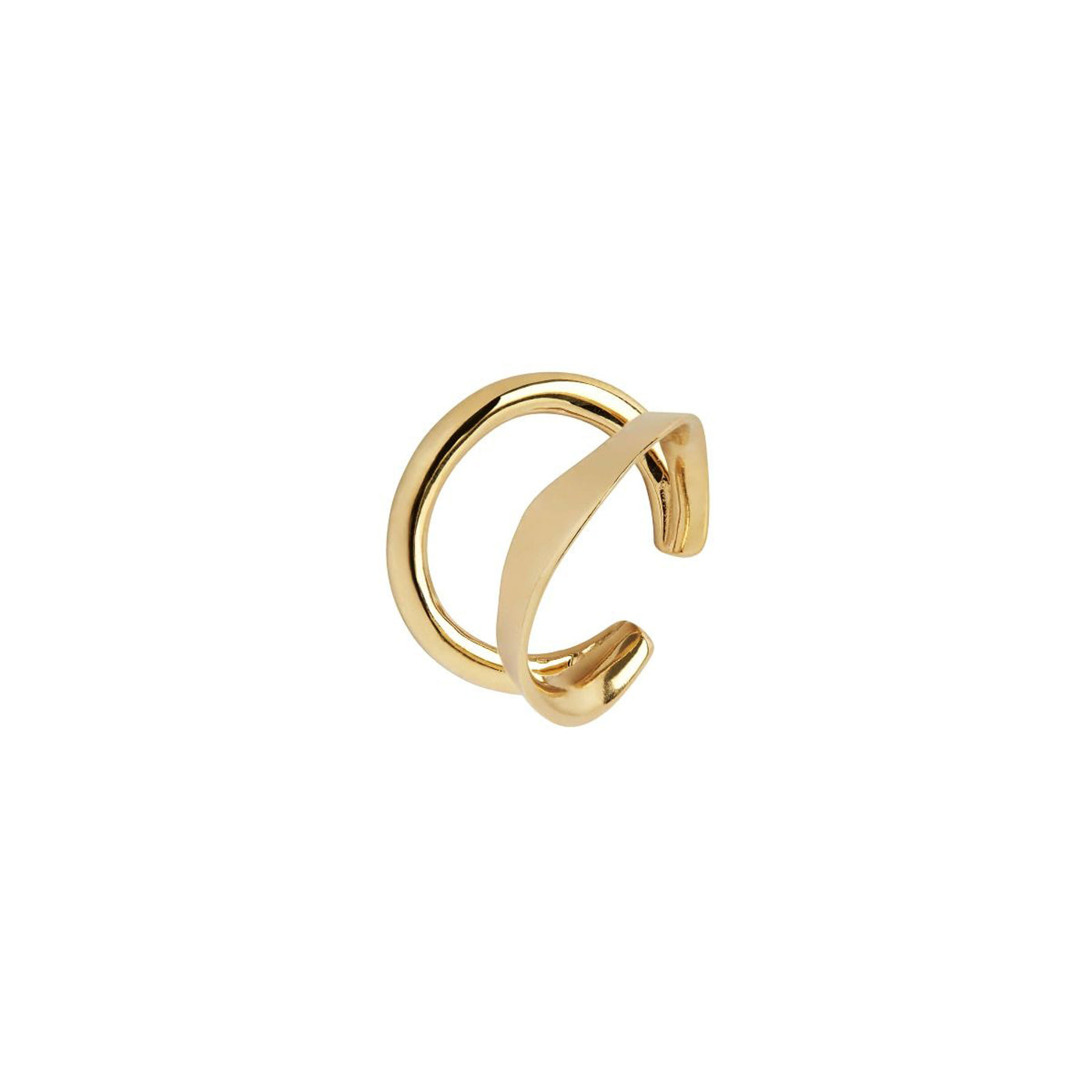 Ripples Ear Cuff gold