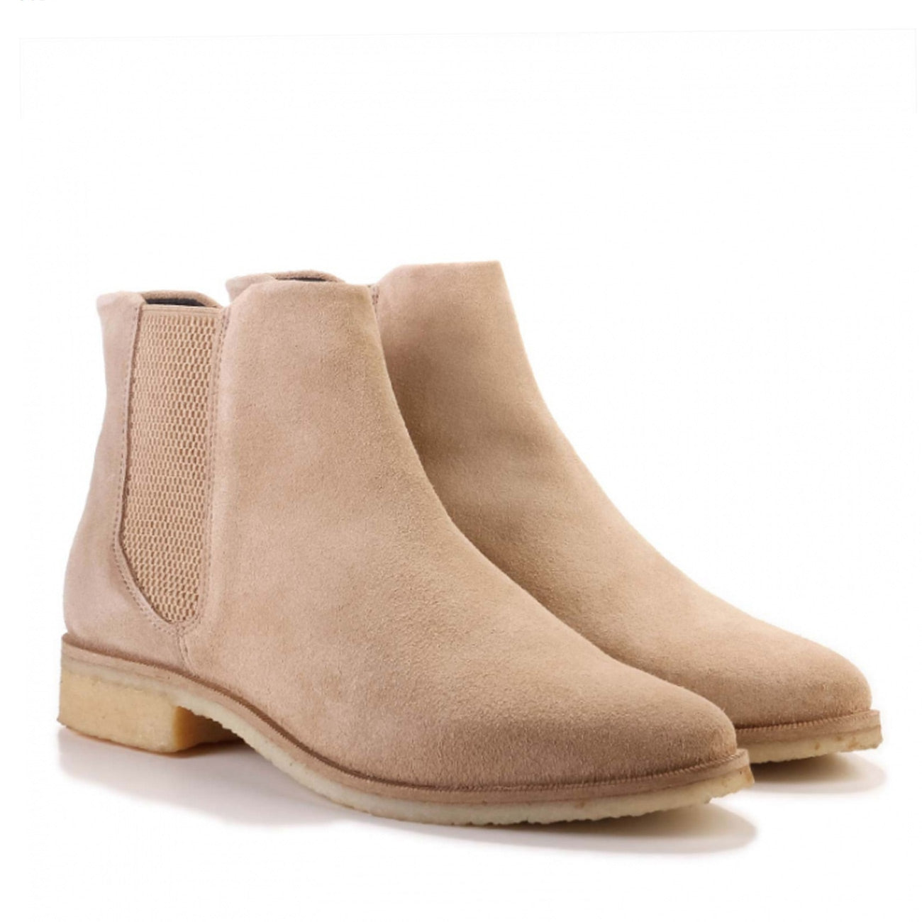 Prime Crepe Chelsea Suede camel