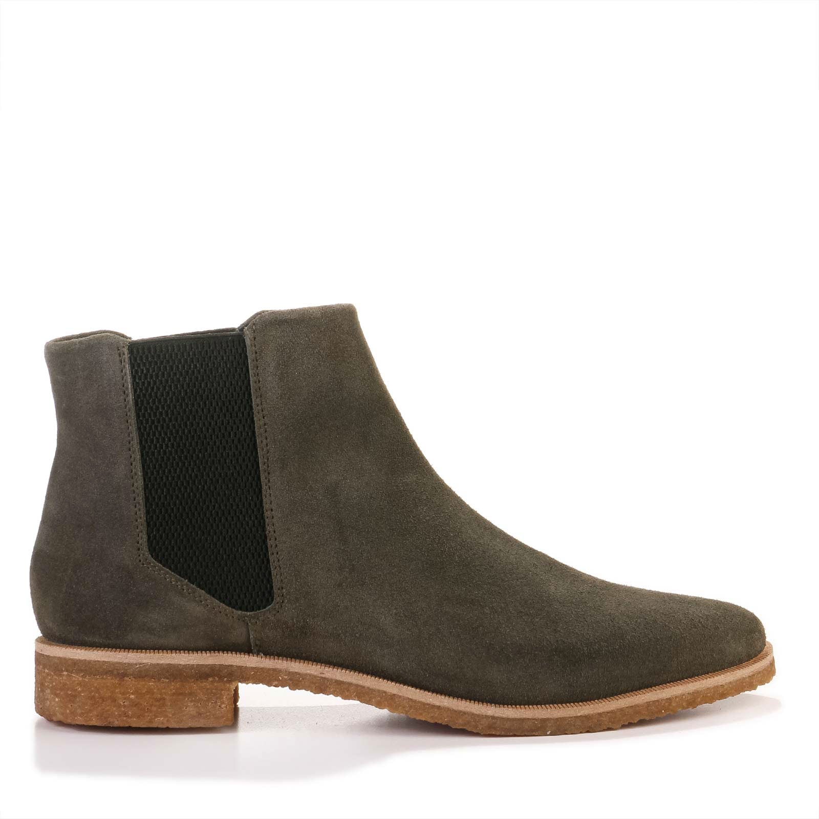 Prime Crepe Chelsea Suede olive