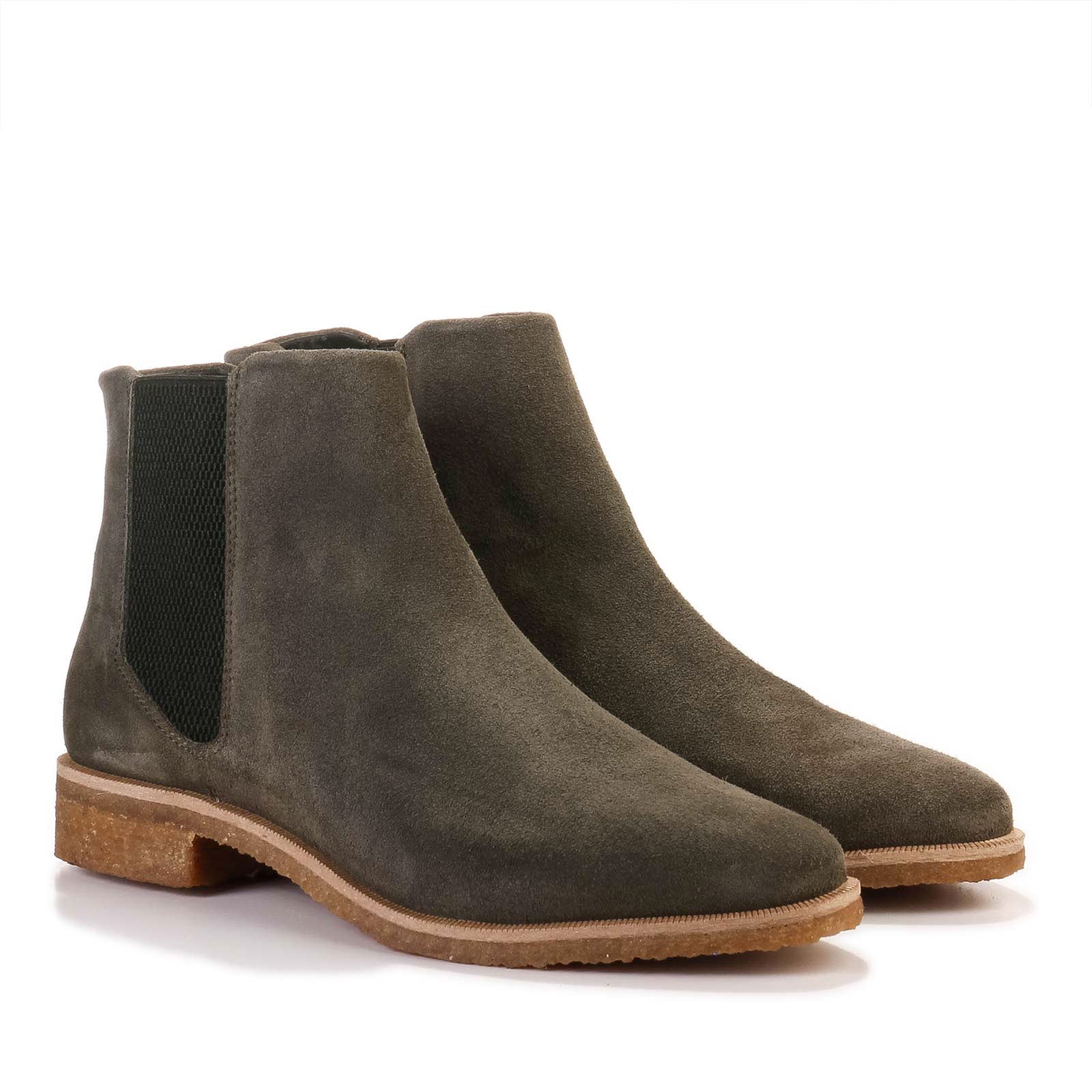 Prime Crepe Chelsea Suede olive