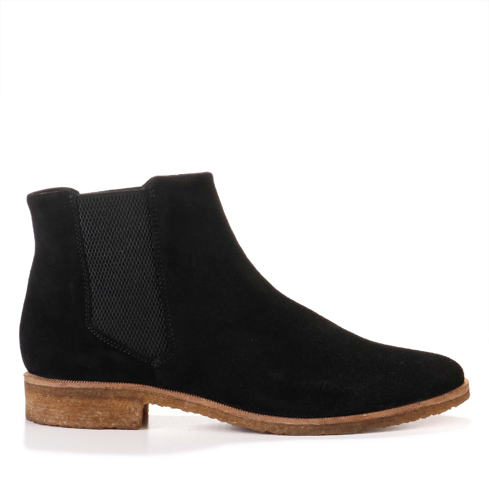 Prime Crepe Chelsea Suede black