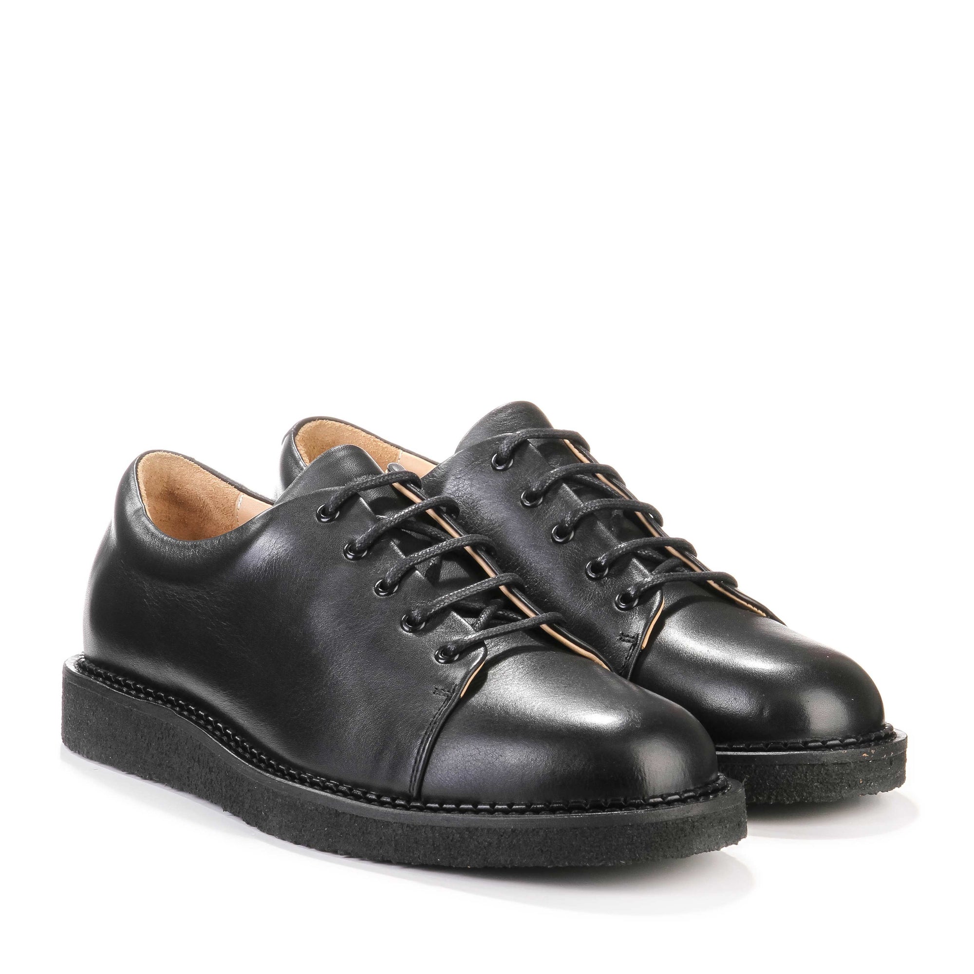 Tediq Crepe Derby Shoe black