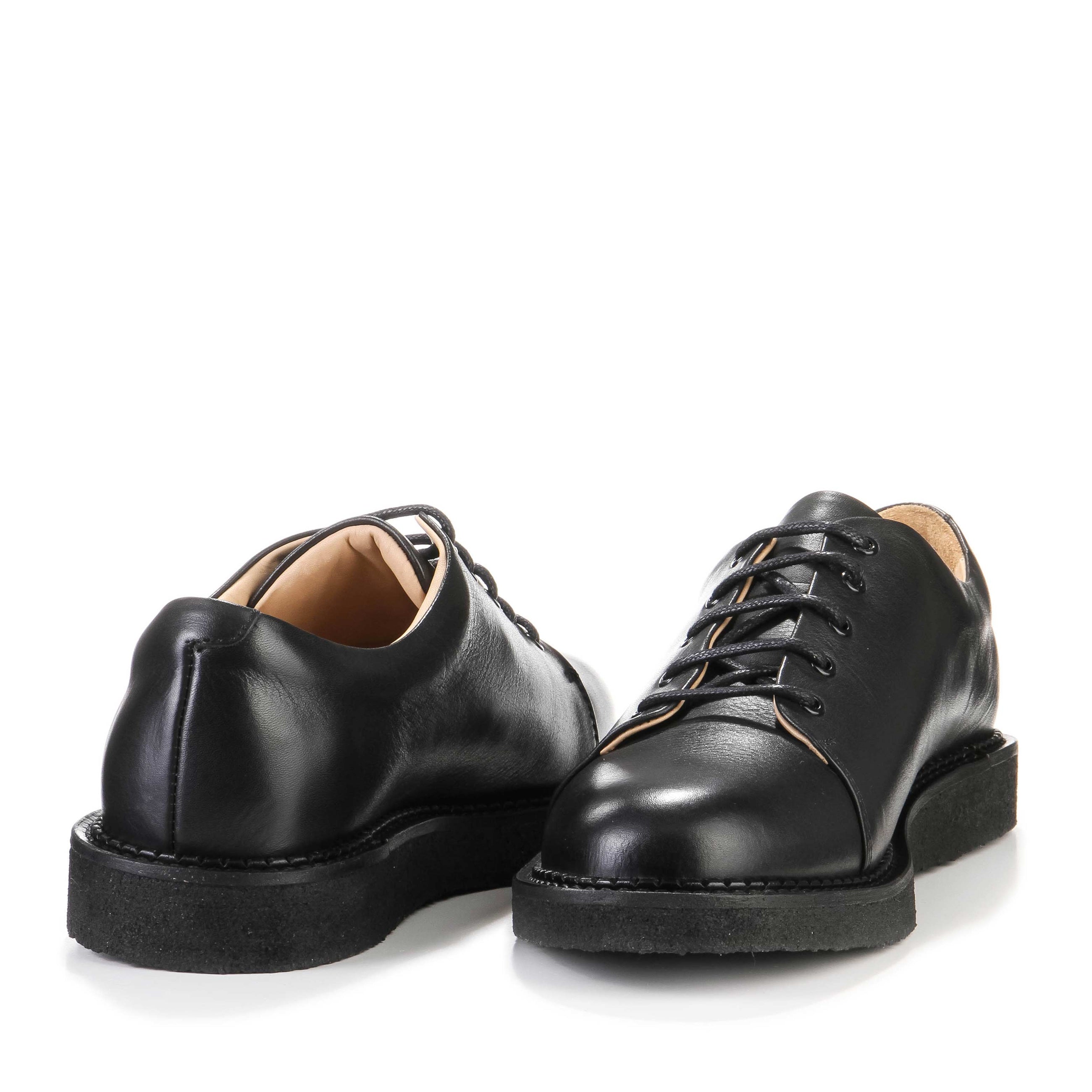 Tediq Crepe Derby Shoe black