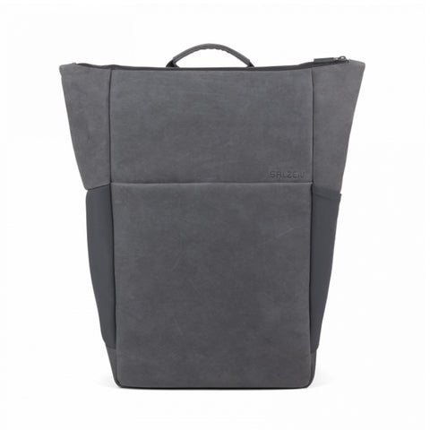 Vertiplorer Plain Backpack Leather Slate grey