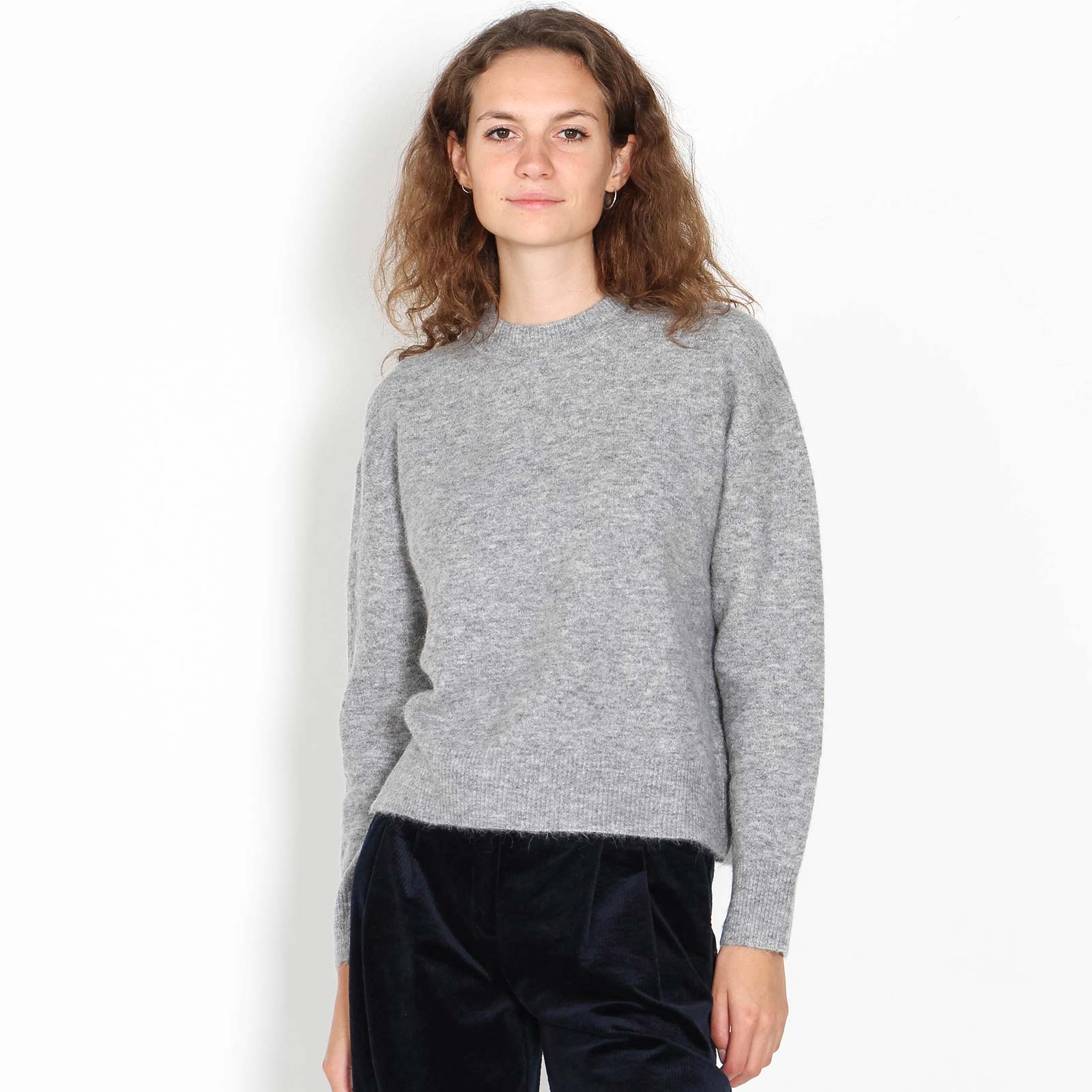 Anour O-N Jumper grey mel