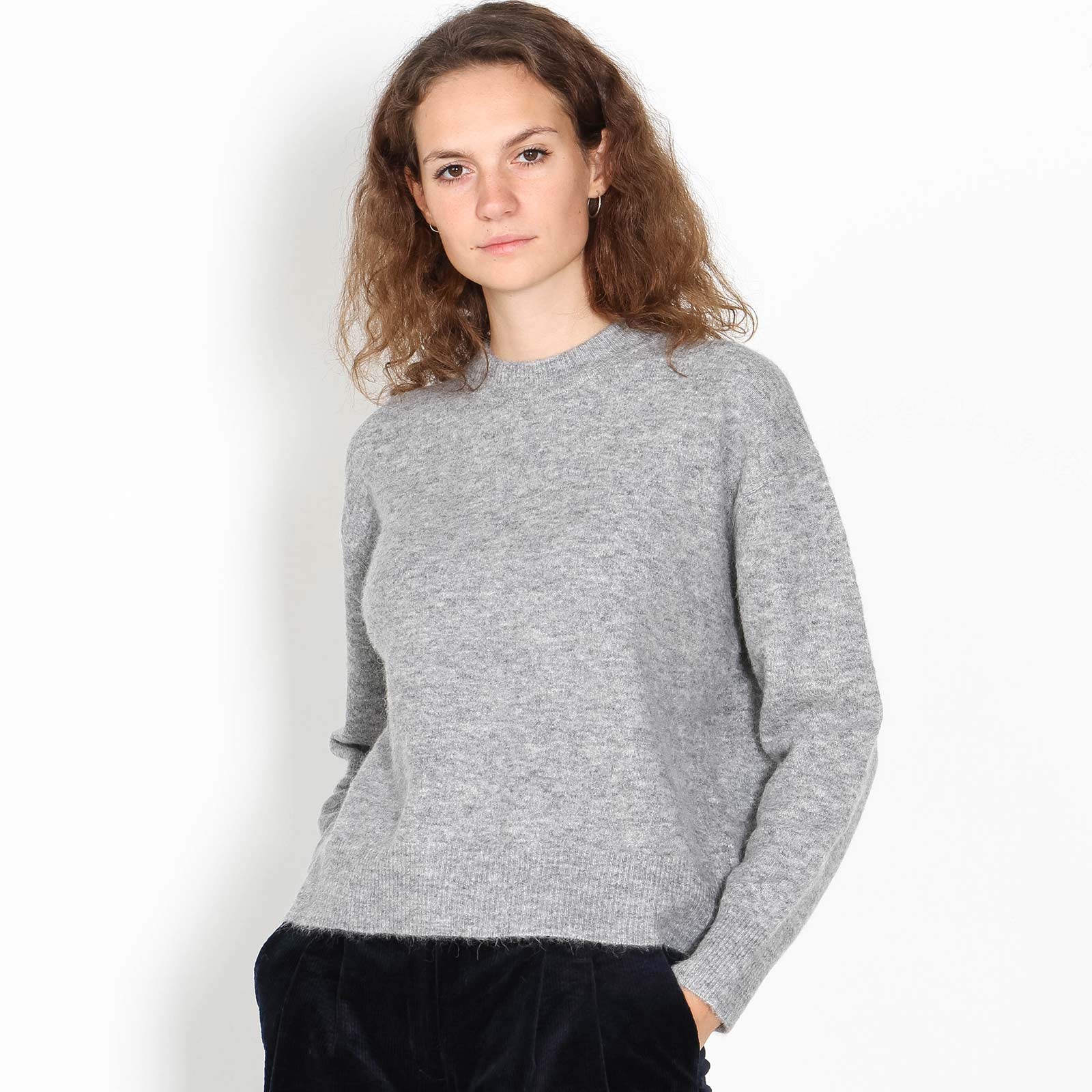 Anour O-N Jumper grey mel