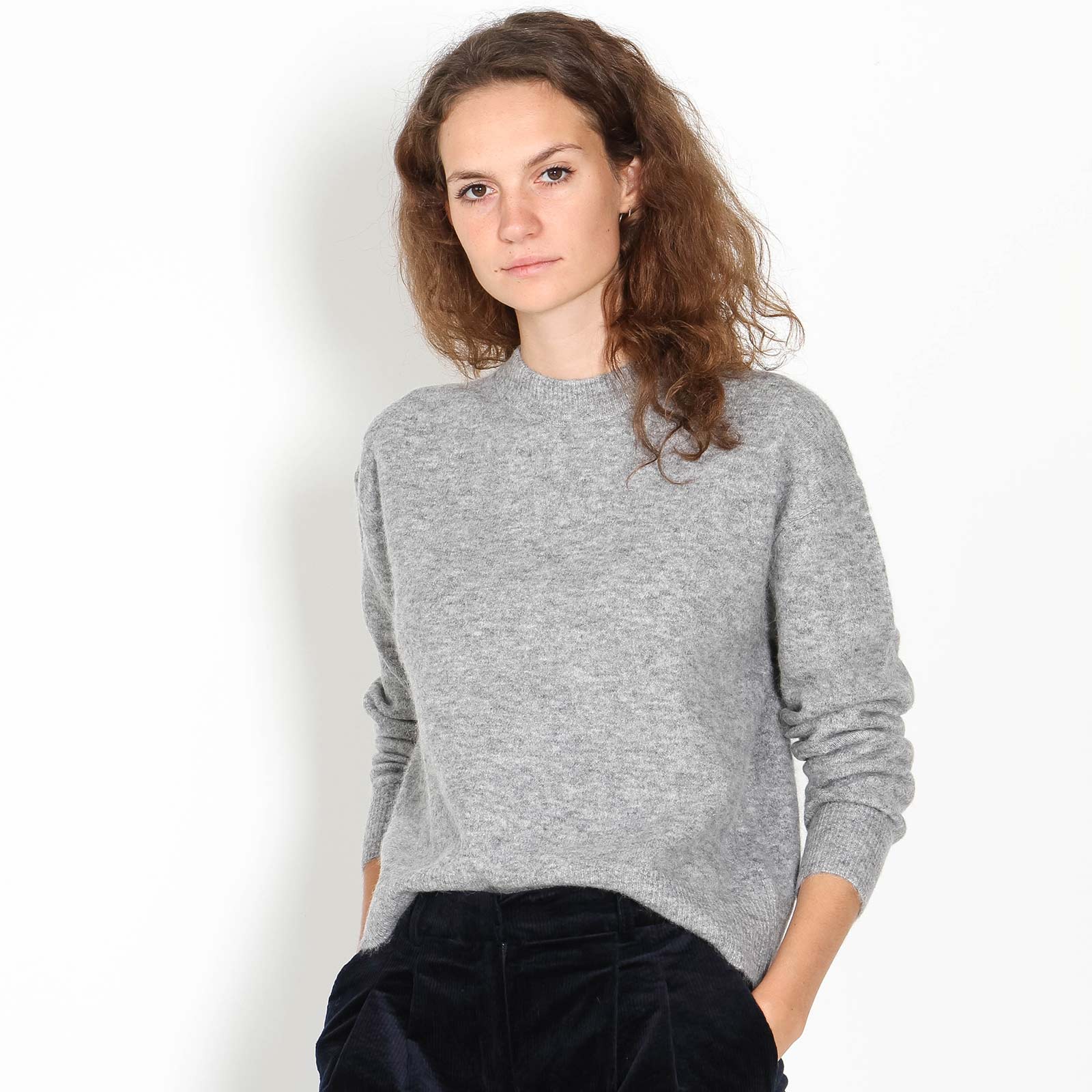 Anour O-N Jumper grey mel