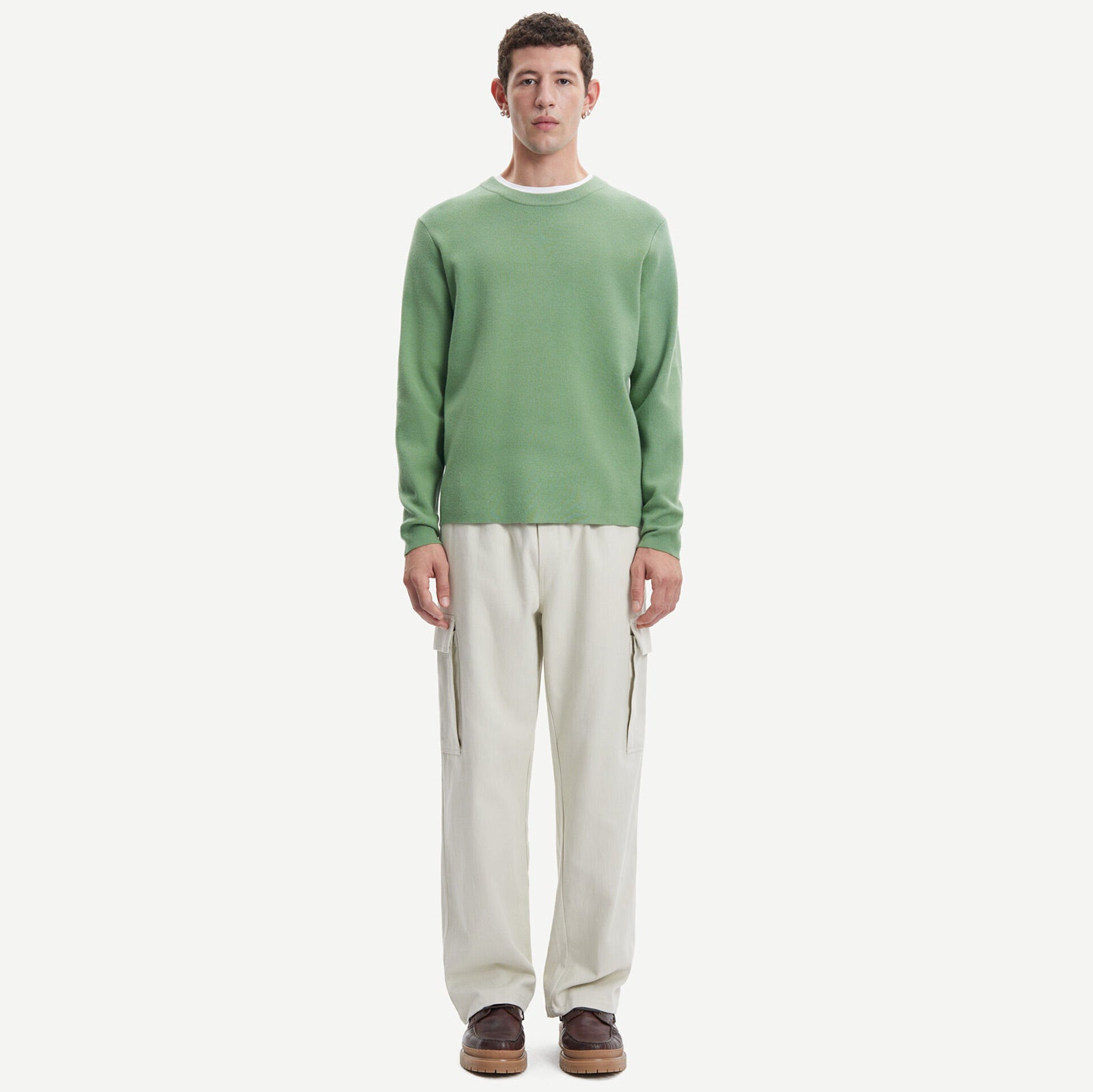 Gunan Crew Neck Jumper 10490 basil