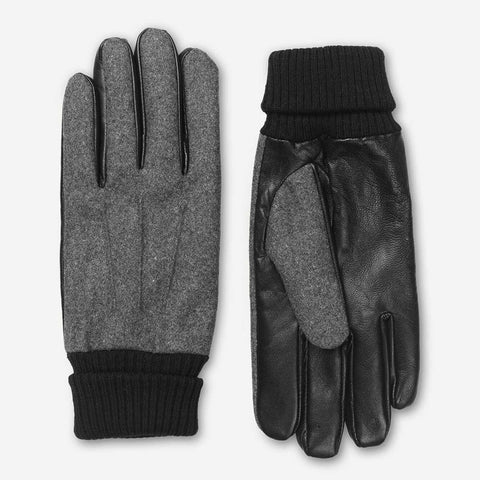 Katihar Gloves grey melange/black