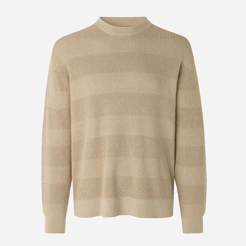 Lucas Crew Neck Jumper humus