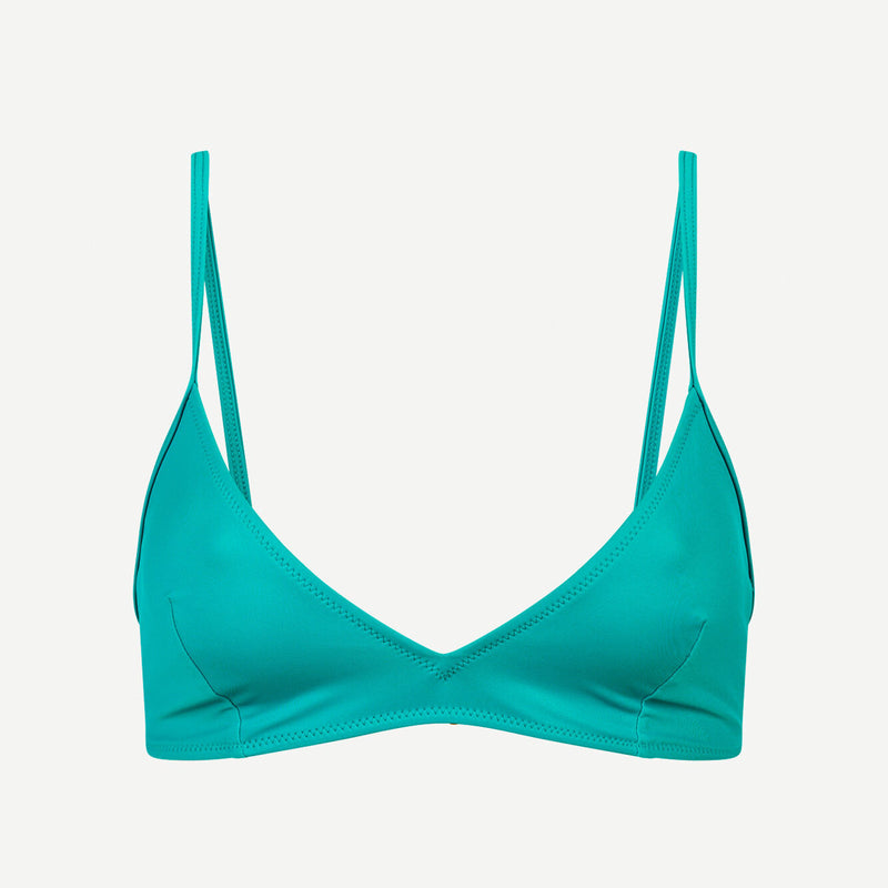 Malou Bikini Top tile blue
