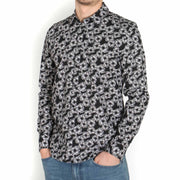 Tue VX AOP Shirt black cosmos Samsoe Samsoe