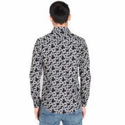 Tue VX AOP Shirt black cosmos Samsoe Samsoe