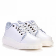 Vala Fur Sneaker white Samsoe Samsoe