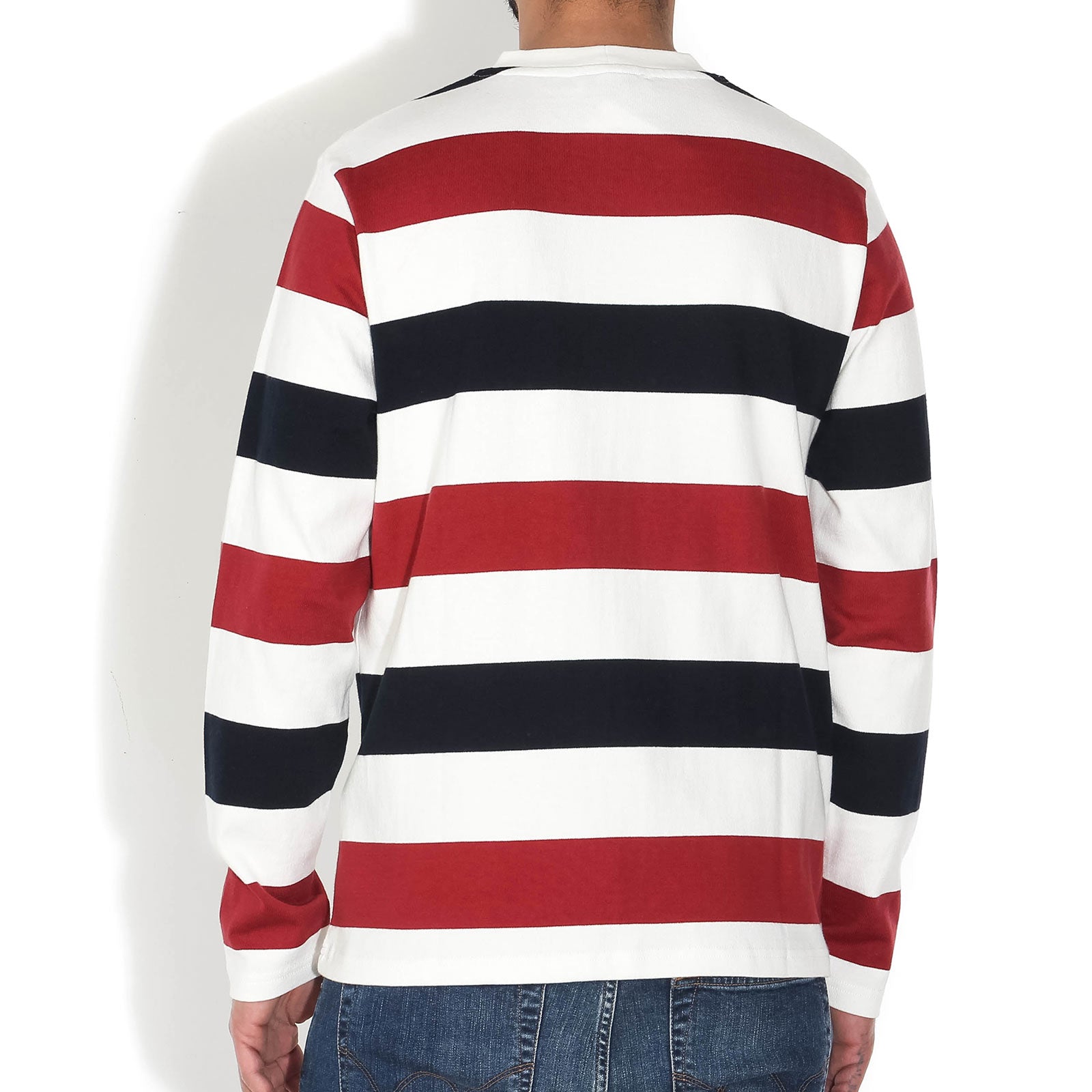 Albee O-N LS St. Crewneck redbluecream