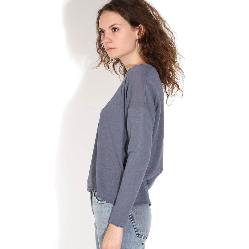 Kally O-Neck Jumper blue mirage