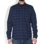 Liam BA Checked Shirt dark sapphire checked