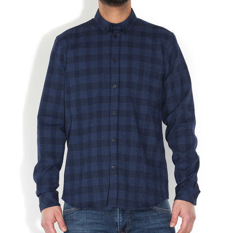 Liam BA Checked Shirt dark sapphire checked