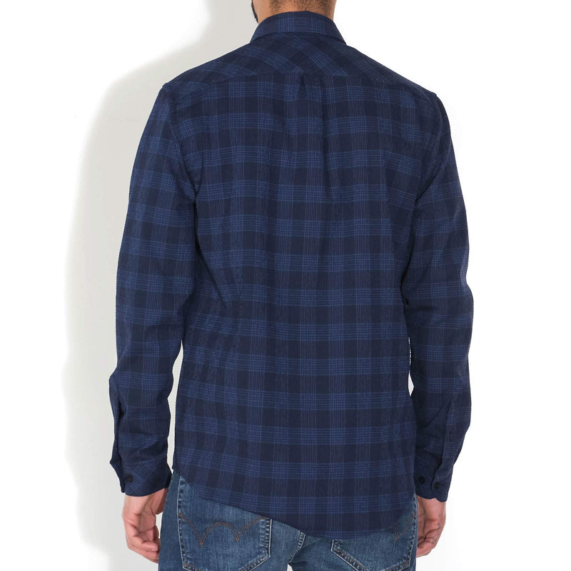 Liam BA Checked Shirt dark sapphire checked