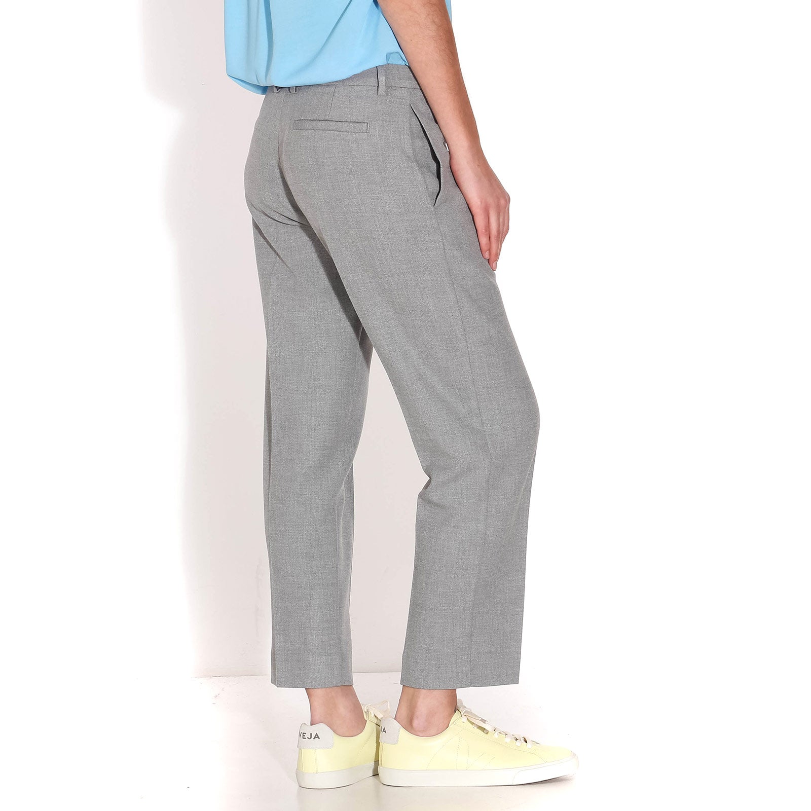 Louise Crop Pants grey melange