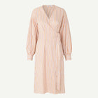 Merrill Dress coral stripe