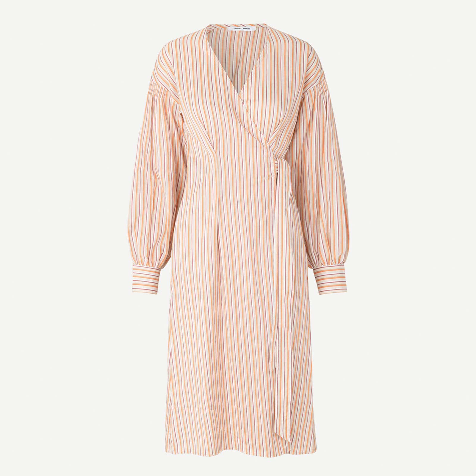 Merrill Dress coral stripe