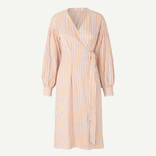 Merrill Dress coral stripe