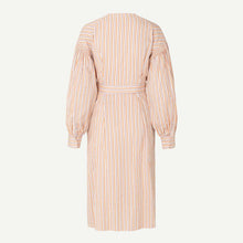 Merrill Dress coral stripe