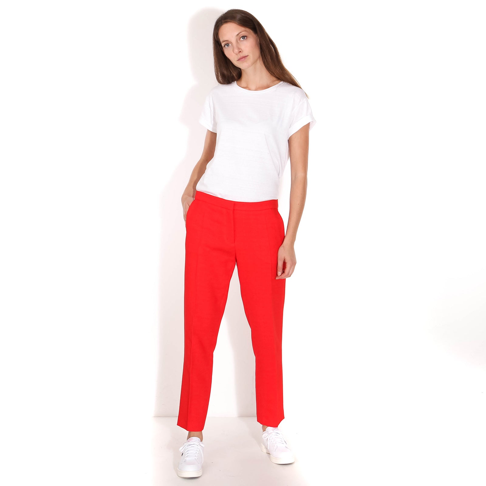 Nell Pants flame scarlet