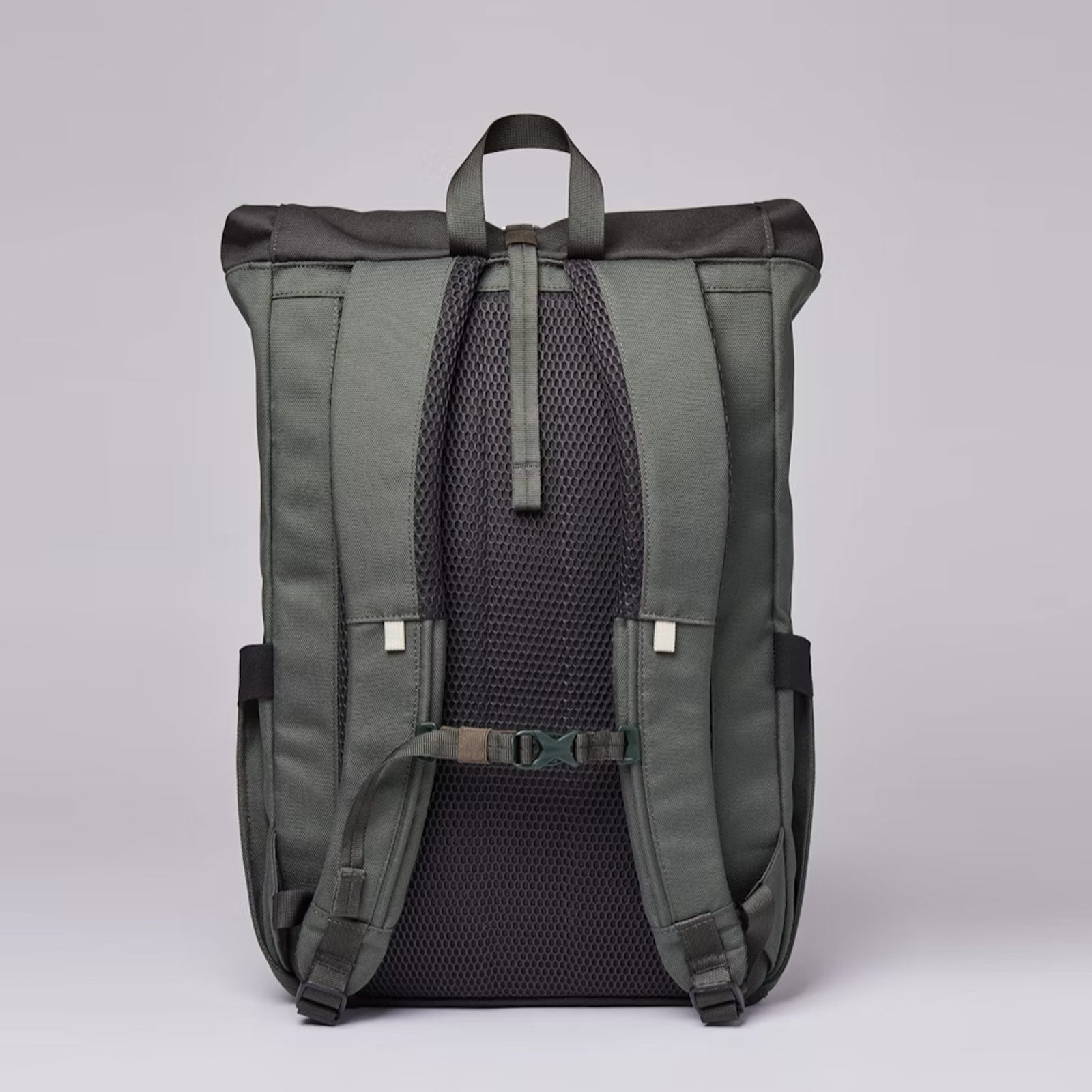 Arvid Backpack multi green with grey webbing