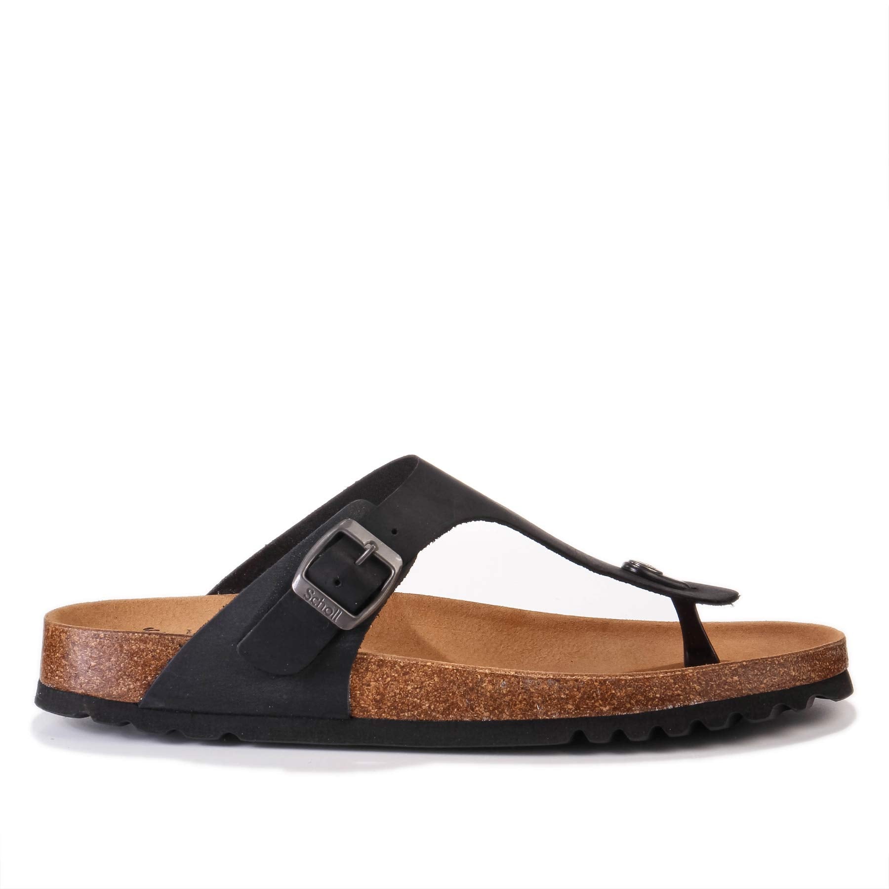 Evis Sandale black Oiled Nubuck