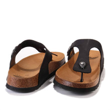 Evis Sandale black Oiled Nubuck