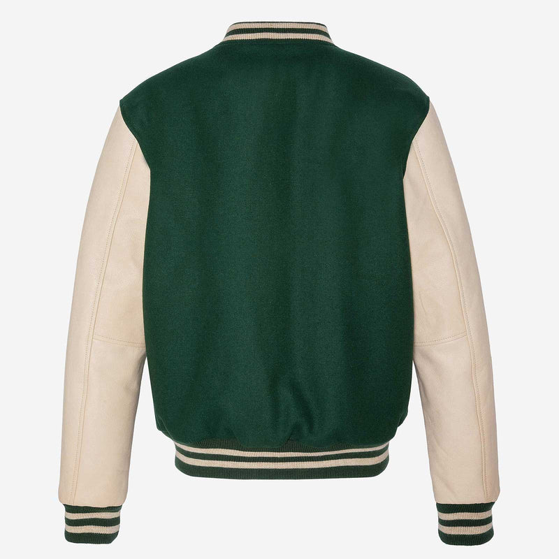 Varsity Jacket LC8705X green/beige