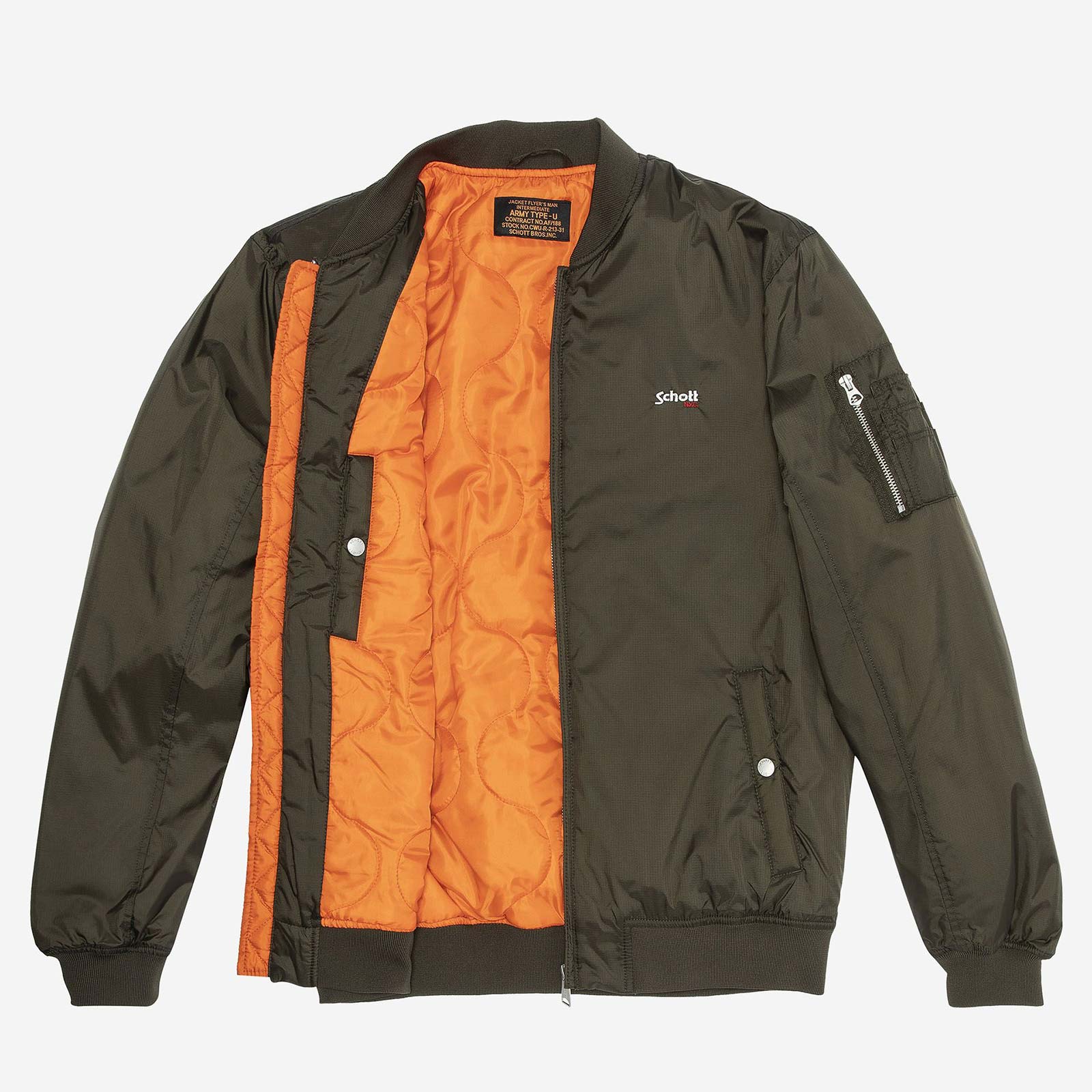 Indiana Ripstop Bomber Jacket khaki