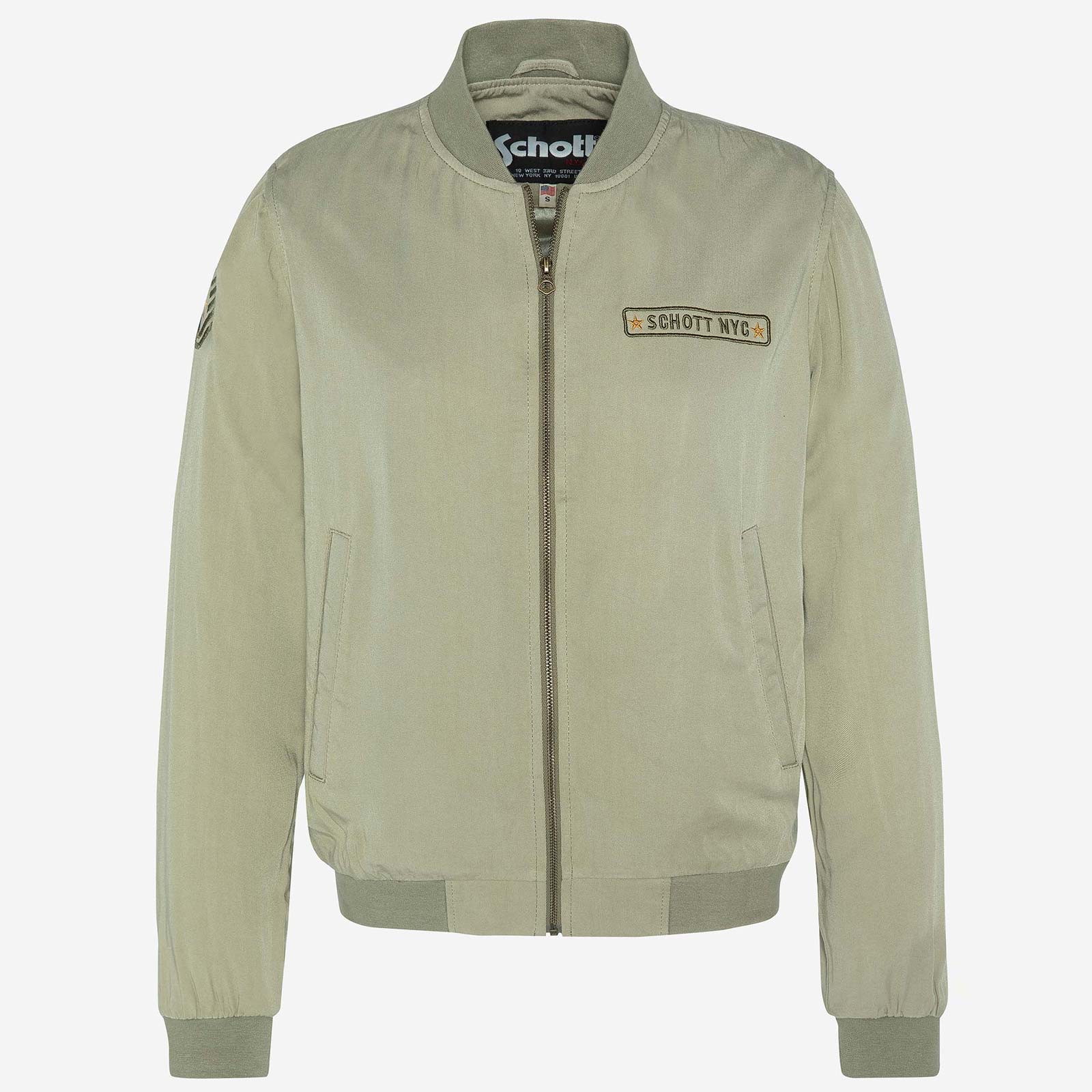 Calipsow Light Bomber Jacket sage khaki